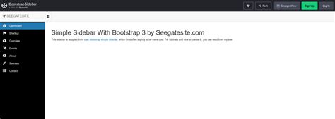 Image result for Bootstrap Sidebar Source Code