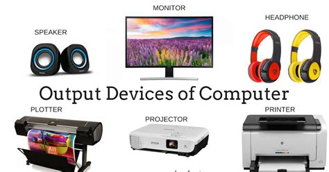 Image result for Output Devices of Computer Examples