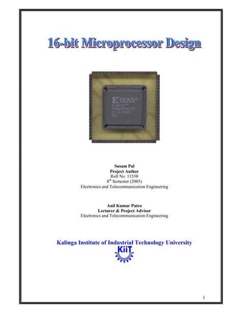 Image result for 16-Bit Microprocessor Programming