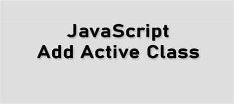 Image result for Add Class JavaScript