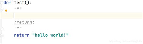 Image result for Python Docstring Format