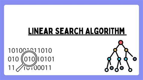 Searching Algorithm, Linear search algorithm and their time complexity ...