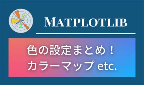 Color Table Matplotlib に対する画像結果