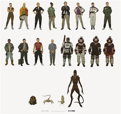 Image result for Alien Issolation Character Models