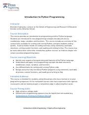 Image result for Introduction to Programming Using Python How Does This Course Look Ike