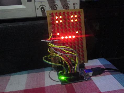 Toradh íomhá ar Arduino LED Array
