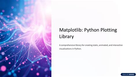 Bildergebnis für Plot Library Python
