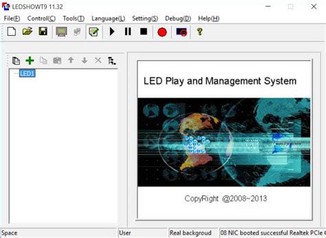 Toradh íomhá ar LED Sign Programming Software