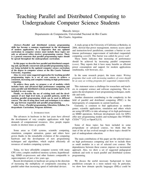 Image result for Computer Science Parallel Computing