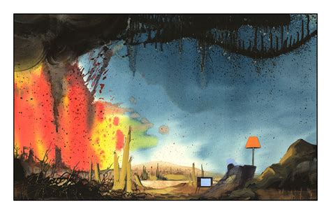 Toradh íomhá ar Alien Landscape Paintings