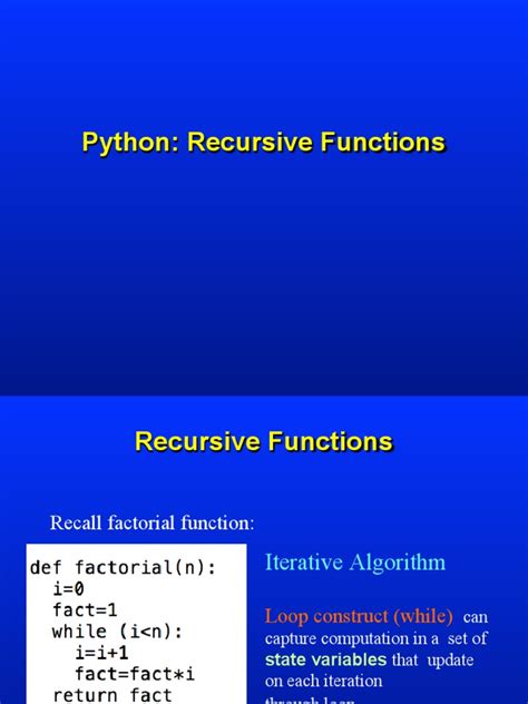 Image result for Recursive Function Python Example List