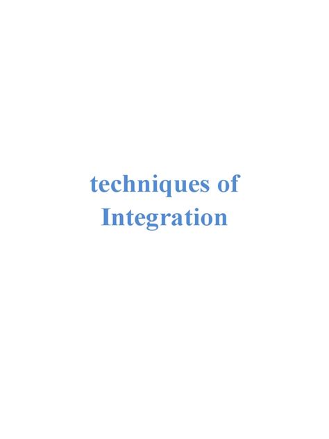 Integration Methods Examples に対する画像結果