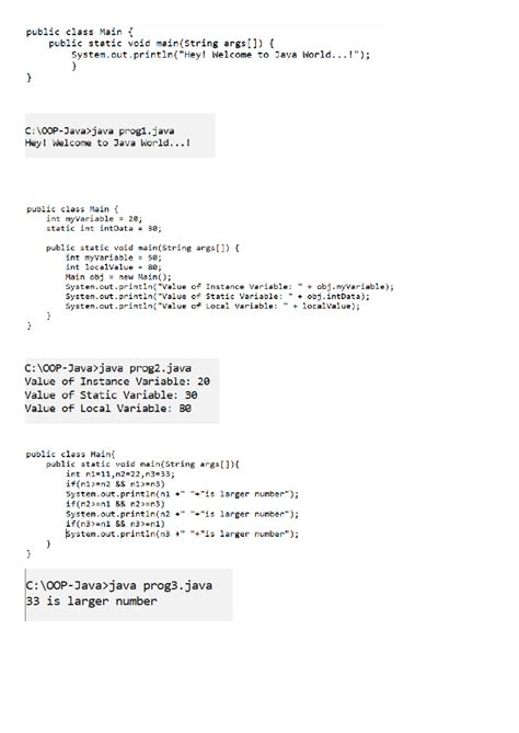Image result for Examples OJ Java Programming