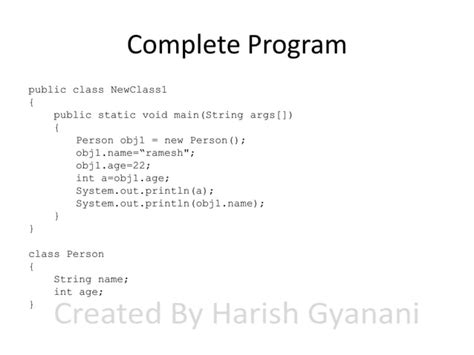 Image result for Java Class Example