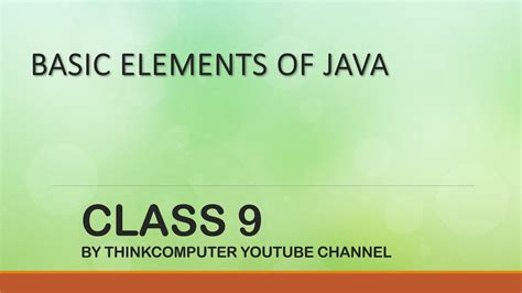 Image result for Basic Elements of Java