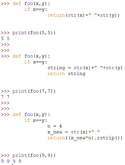 Image result for Python Function Return String