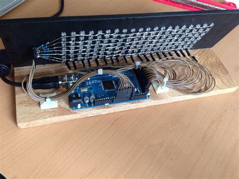 Toradh íomhá ar Arduino LED Array