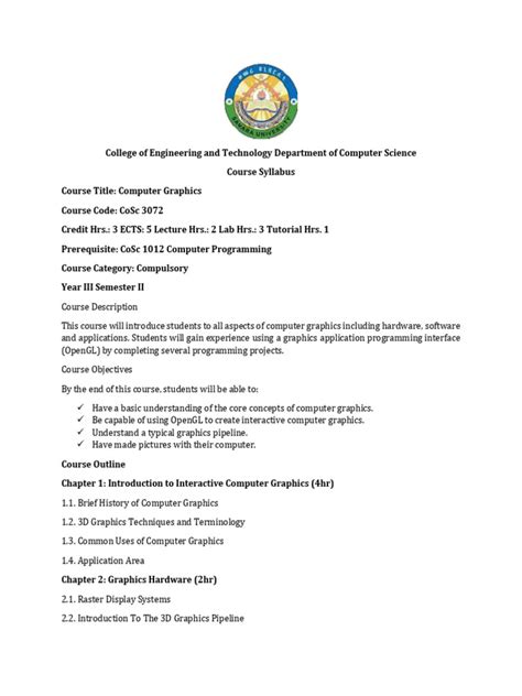 Afbeeldingsresultaten voor Computer Graphics Course