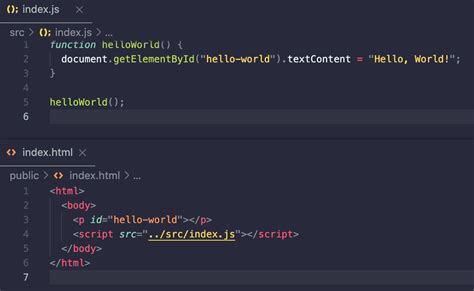 Image result for JavaScript Hello World Code