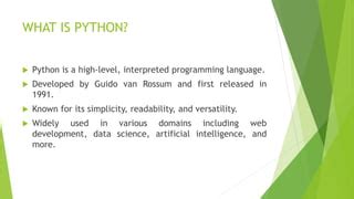 Introduction of Python Language に対する画像結果