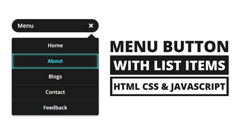 Menu HTML CSS JavaScript に対する画像結果
