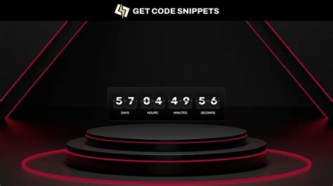 Image result for Create a Countdown Clock Using HTML CSS JavaScript