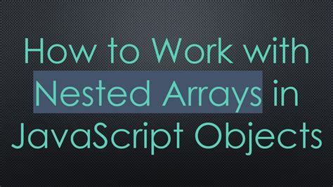 Image result for Nested Array JavaScript