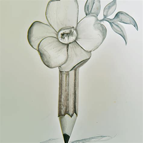 Afbeeldingsresultaten voor Flower Pencil Art Tutorials