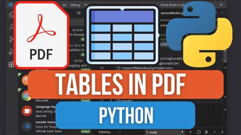 Image result for Python PDF Table