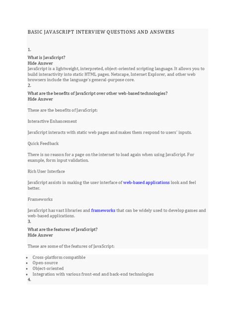 Image result for JavaScript Basic Interview Questions