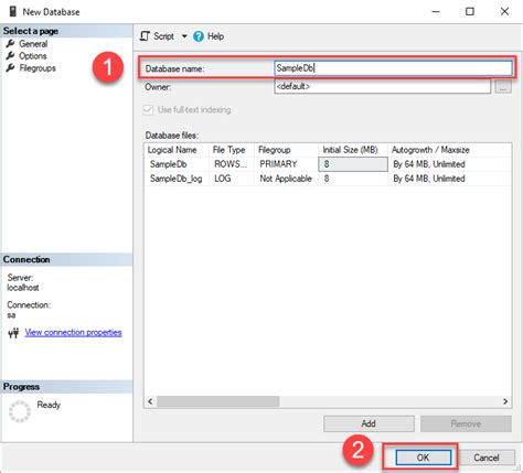 Image result for SQL Script to Create Database