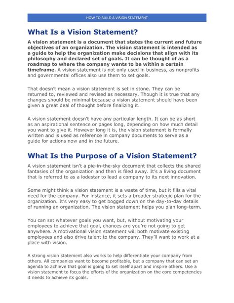 Image result for Best Examples Vision Statement
