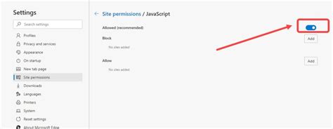 Image result for Disable JavaScript Edge