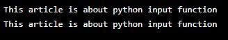 Image result for Python Input Function Example