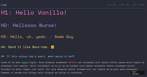 Image result for Vanilla JavaScript HTML5 CSS