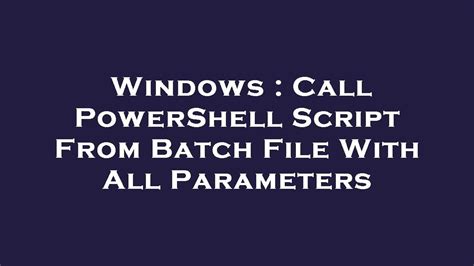 Image result for Call PowerShell Script