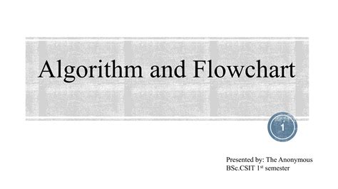 Image result for Algorithm First Semester