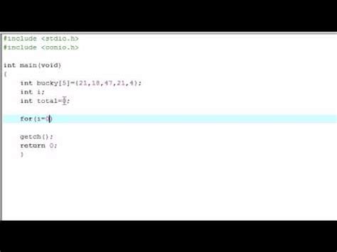 Image result for C Programming Array Tutorial