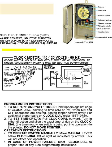 Afbeeldingsresultaten voor Intermatic Timer Programming Manual