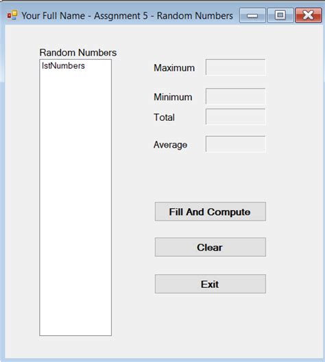 Image result for Visual Basic Random Number Generator