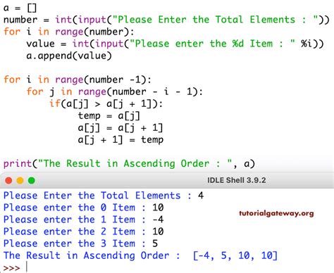 Afbeeldingsresultaten voor Sort Algorithm Python