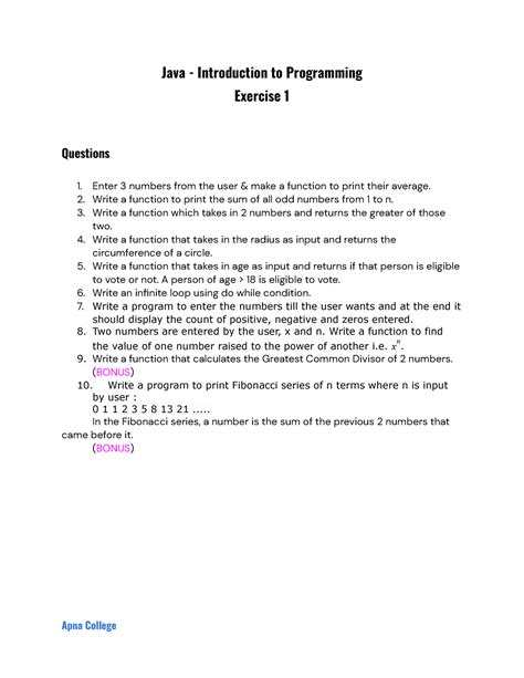 Image result for Basic Java Programming Questions