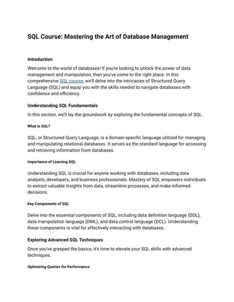 Bildergebnis für SQL Programming Course