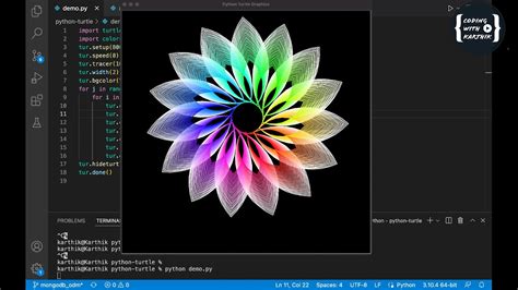 Python Code Editor に対する画像結果