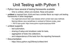 Image result for Unit Test Python Example