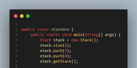 Stack Sample Code Java に対する画像結果