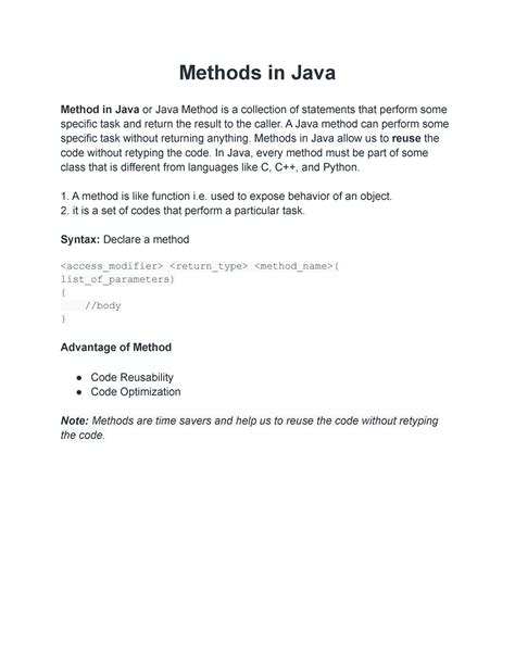 Image result for Java Methods