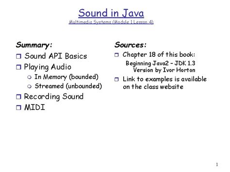 Image result for Java Sound Tutorial