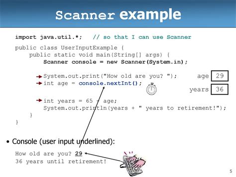 Image result for Scanner Java Example