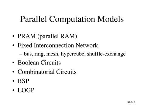 Image result for Parallel Computing Models